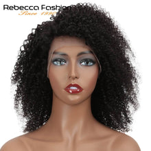 Load image into Gallery viewer, Jerry Curly Part Lace Human Hair Wigs With Baby Hair Brazilian Lace Part Short Curly Bob Wigs For Women Pre-Plucked Wig Rebecca