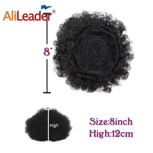 Load image into Gallery viewer, Alileader Synthetic Hair Buns Afro Drawstring Ponytail Fluffy Afro Puff Hair Bun Clips In Hair Tail Ponytail Accessories 1Pcs