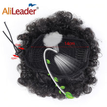 Load image into Gallery viewer, Alileader Synthetic Hair Buns Afro Drawstring Ponytail Fluffy Afro Puff Hair Bun Clips In Hair Tail Ponytail Accessories 1Pcs