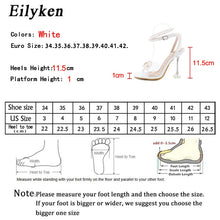Load image into Gallery viewer, Eilyken New Design Sexy White String Bead High Heels Women Sandals Summer Gladiator Party Dress Buckles Pumps Shoes Size 35-42