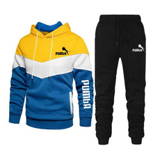 Load image into Gallery viewer, New Men Autumn Winter Sets Zipper Hoodie+Pants Pieces Casual Tracksuit Male Sportswear Brand Clothing Sweat Suit